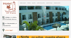 Desktop Screenshot of lamansiondelfaro.com.mx